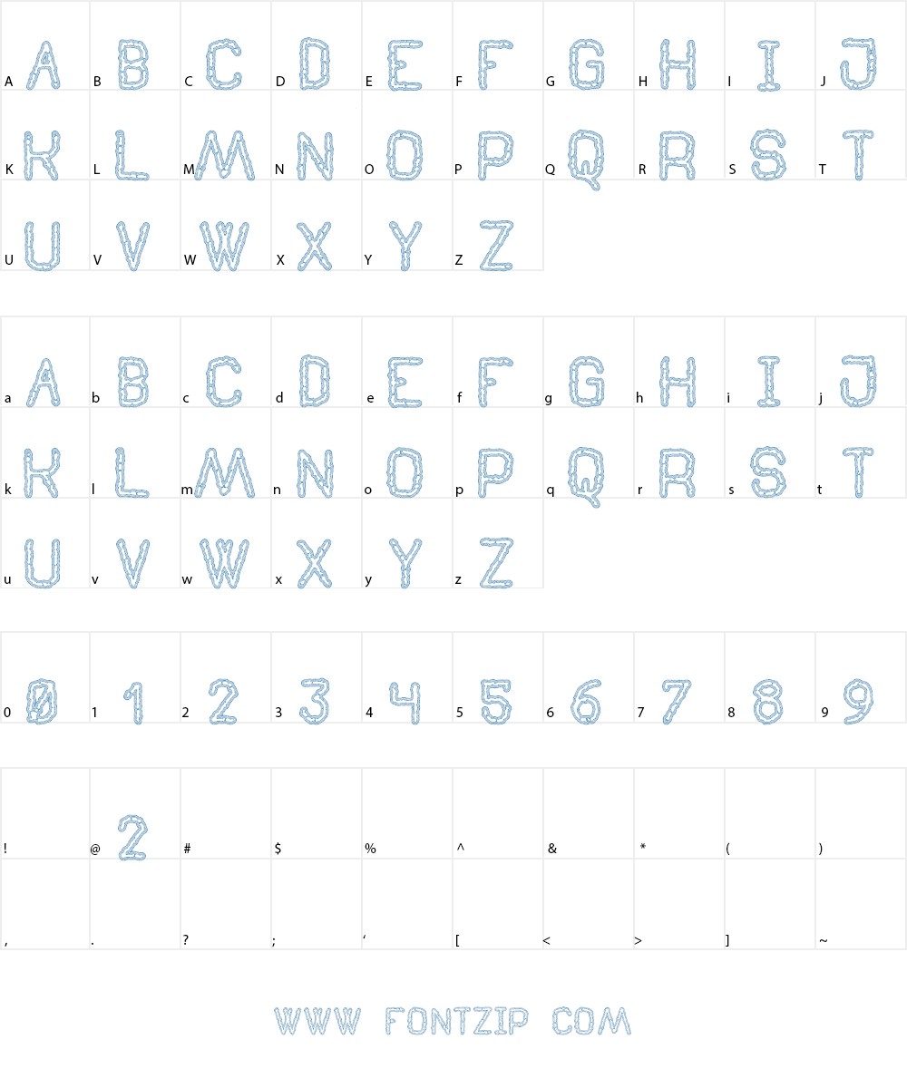 Tenebrous St Font Character